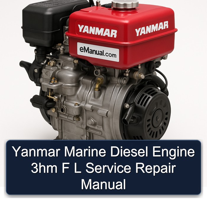 Yanmar Marine Diesel Engine 3hm F L Service Repair Manual 