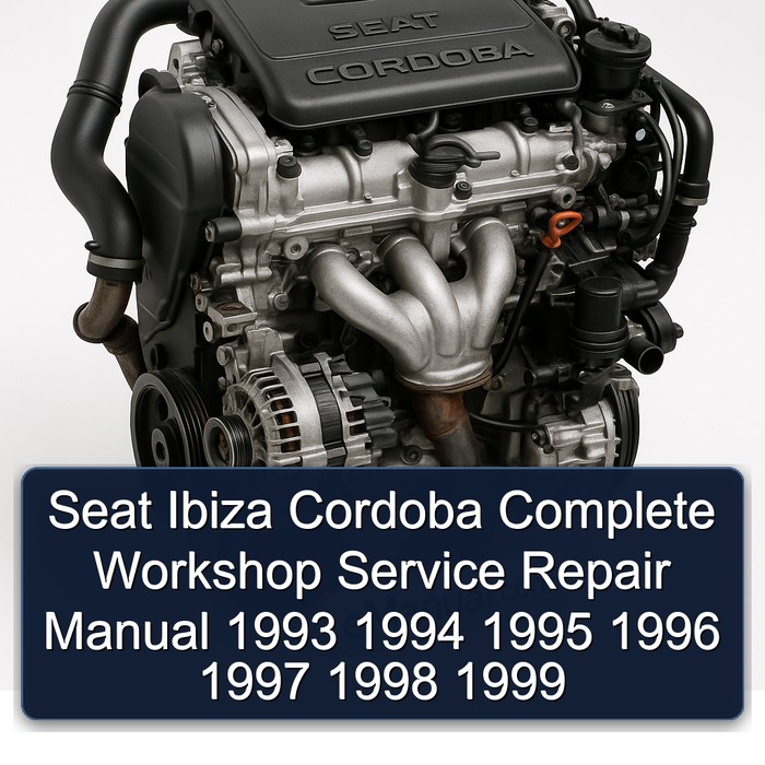 Seat Ibiza Cordoba Complete Workshop Service Repair Manual 1993 1994 1995 1996 1997 1998 1999