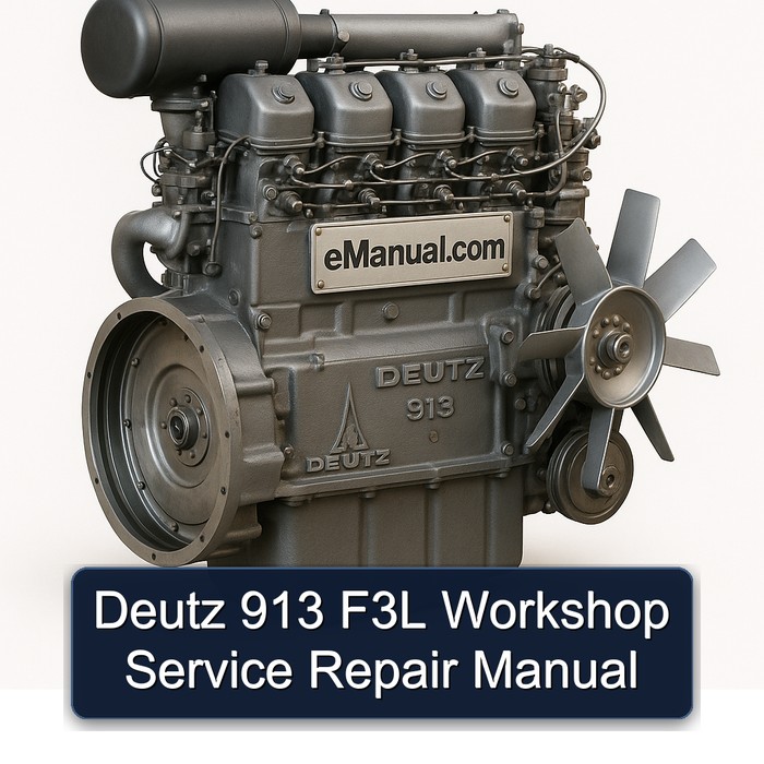 Deutz 913 F3L Workshop Service Repair Manual 