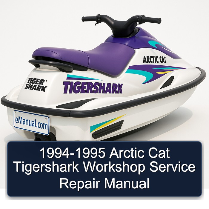 1994-1995 Arctic Cat Tigershark Workshop Manual de servicio y reparación