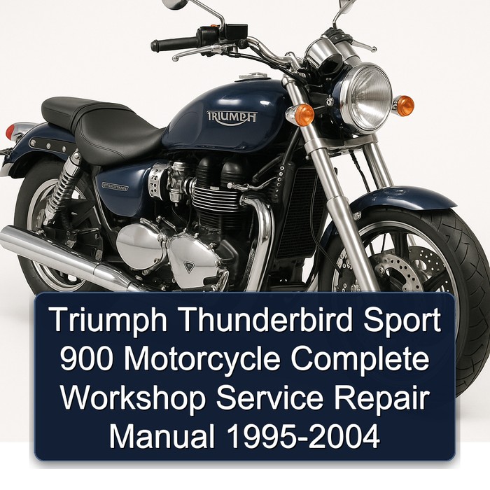 Triumph Thunderbird Sport 900 Motorcycle Manual completo de servicio y reparación del taller 1995 1996 1997 1998 1999 2000 2001 2002 2003 2004