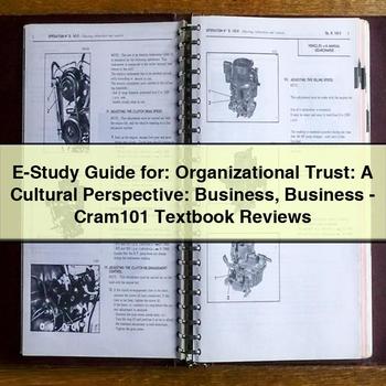 E-Study Guide For: Organizational Trust: a Cultural Perspective: Business Business-Cram101 Textbook Reviews PDF Download