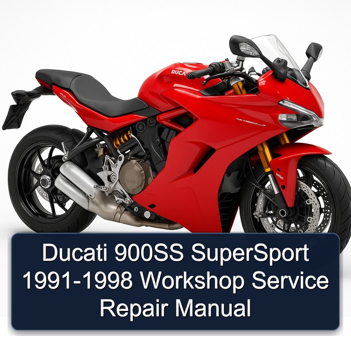 Ducati 900SS SuperSport 1991-1998 Workshop Manual de servicio y reparación