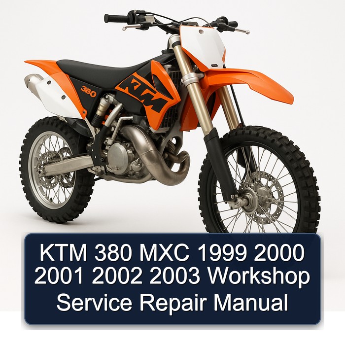 KTM 380 MXC 1999 2000 2001 2002 2003 Workshop Service Repair Manual