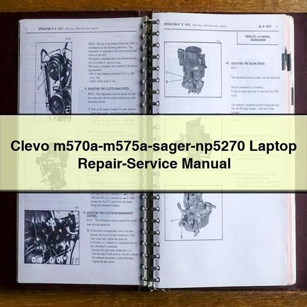 Clevo m570a-m575a-sager-np5270 Laptop Repair-Service Manual 