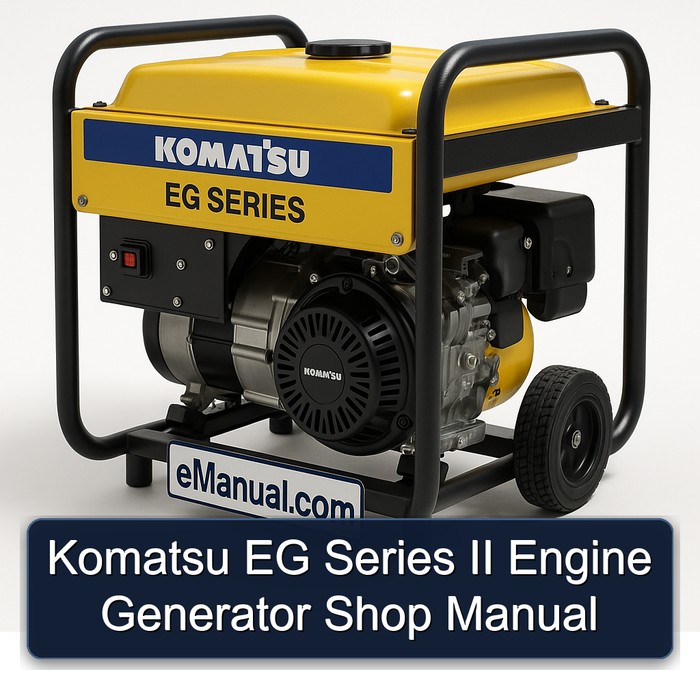 Komatsu EG Series II Engine Generator Shop Manual