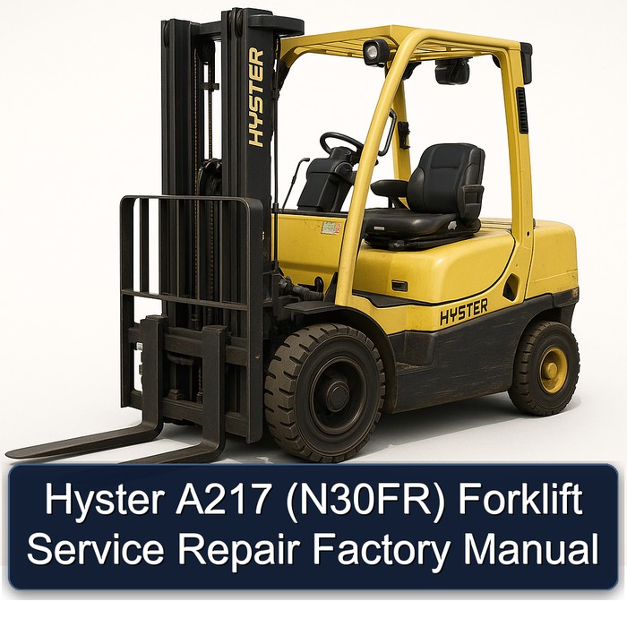 Hyster A217 (N30FR) Gabelstapler Service- und Reparaturhandbuch