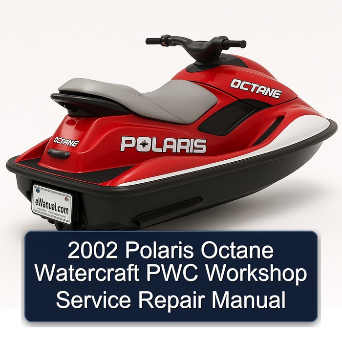 2002 Polaris Octane Watercraft PWC Workshop Manual de servicio y reparación