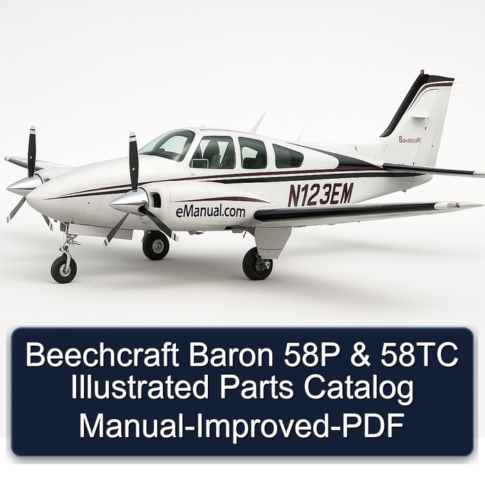 Beechcraft Baron 58P & 58TC Illustrated Parts Catalog Manual-Improved-PDF