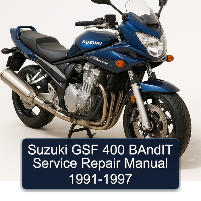Suzuki GSF 400 BAndIT Service Repair Manual 1991-1997