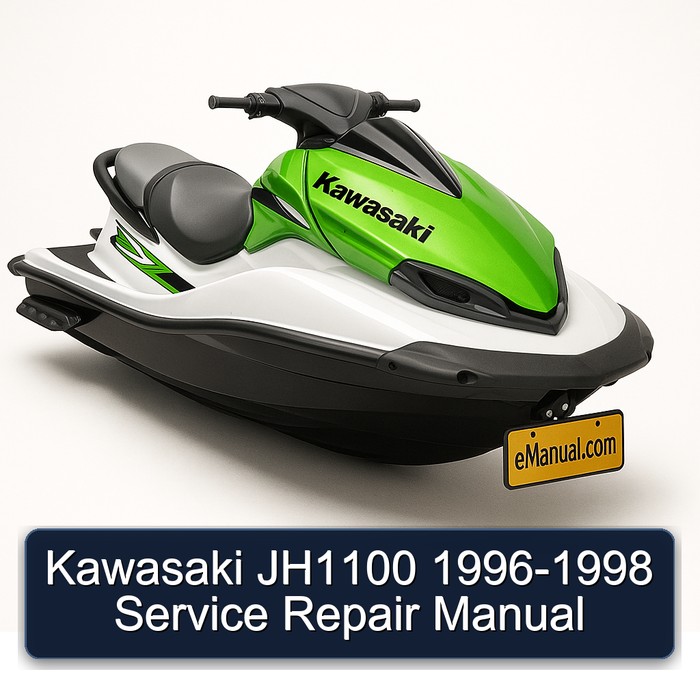Kawasaki JH1100 1996-1998 Manual de servicio y reparación