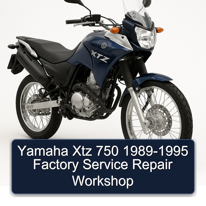 Yamaha Xtz 750 1989-1995 Factory Service Repair Workshop