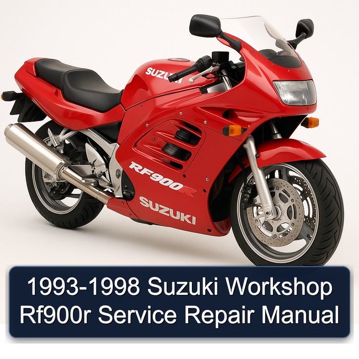 1993-1998 Suzuki Workshop Rf900r Manual de servicio y reparación