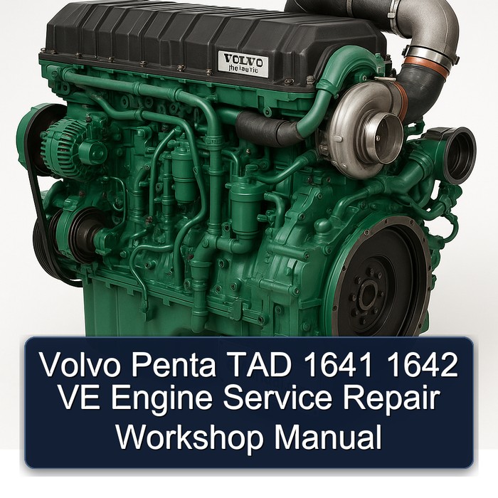 Manual de Servicio y Reparación del Motor Volvo Penta TAD 1641/1642 VE