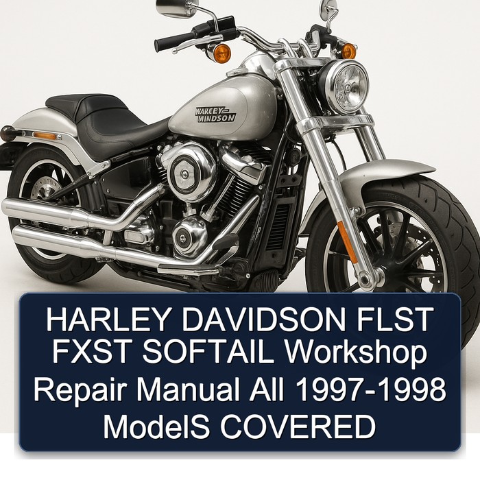 HARLEY DAVIDSON FLST FXST SOFTAIL Workshop Repair Manual All 1997-1998 ModelS COVERED