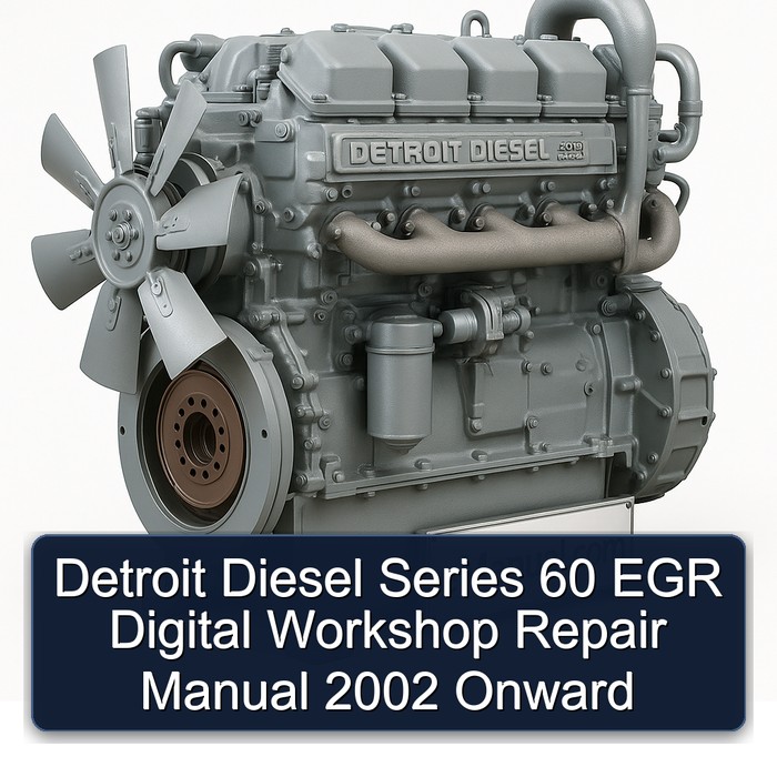 Detroit Diesel Series 60 EGR Digital Workshop Repair Manual 2002 Onward