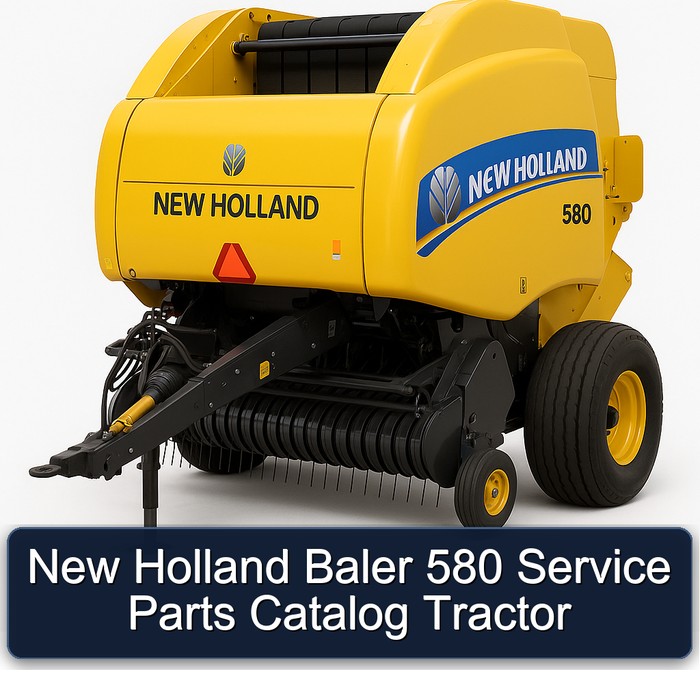 New Holland Baler 580 Service Parts Catalog Tractor