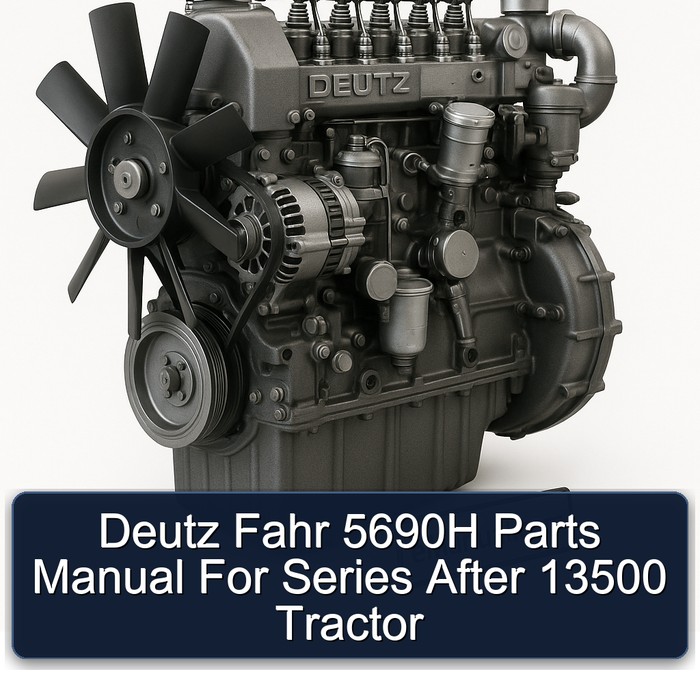 Deutz Fahr 5690H Parts Manual For Series After 13500 Tractor