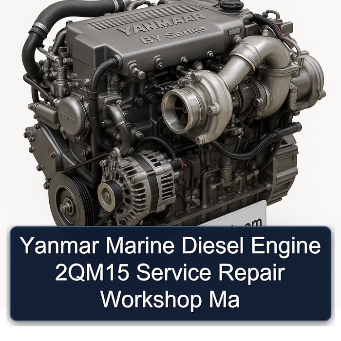Yanmar Marine Diesel Engine 2QM15 Service Repair Workshop Ma