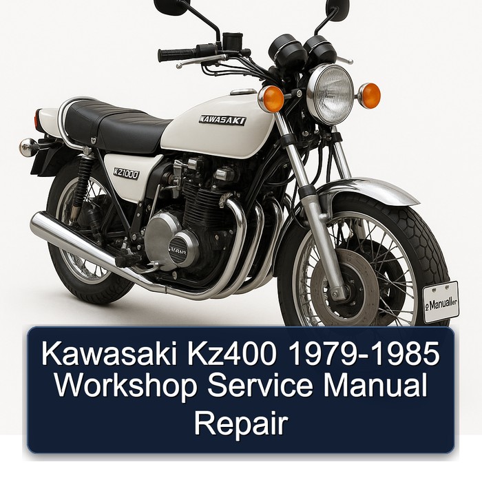 Kawasaki Kz400 1979-1985 Workshop Service Manual Repair