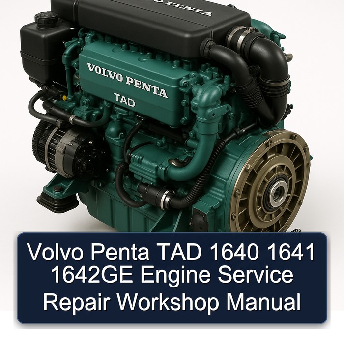 Volvo Penta TAD 1640 1641 1642GE Engine Service Repair Workshop Manual