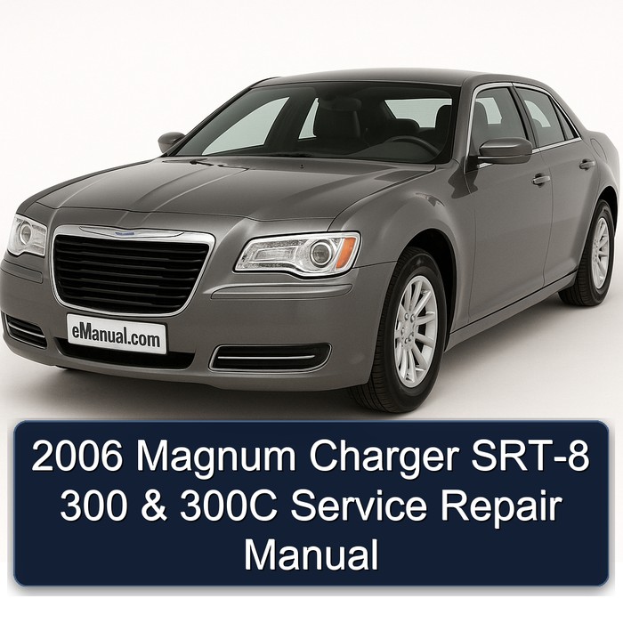 2006 Magnum Charger SRT-8 300 & 300C Manual de servicio y reparación