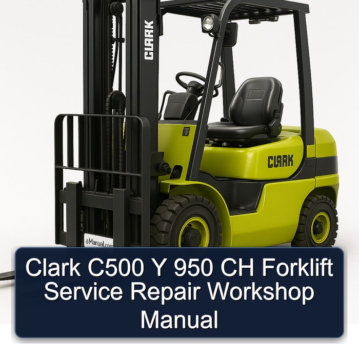 Manual de Servicio y Reparación para Montacargas Clark C500 y C950 CH