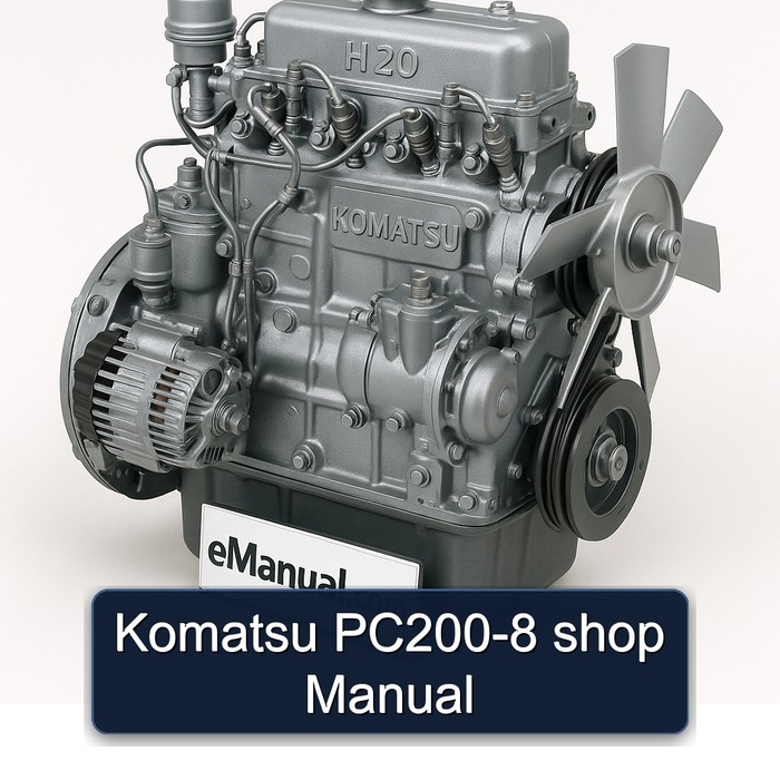 Komatsu PC200-8 shop Manual 
