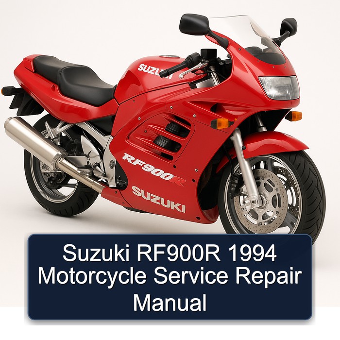 Suzuki RF900R 1994 Motorcycle Manual de servicio y reparación