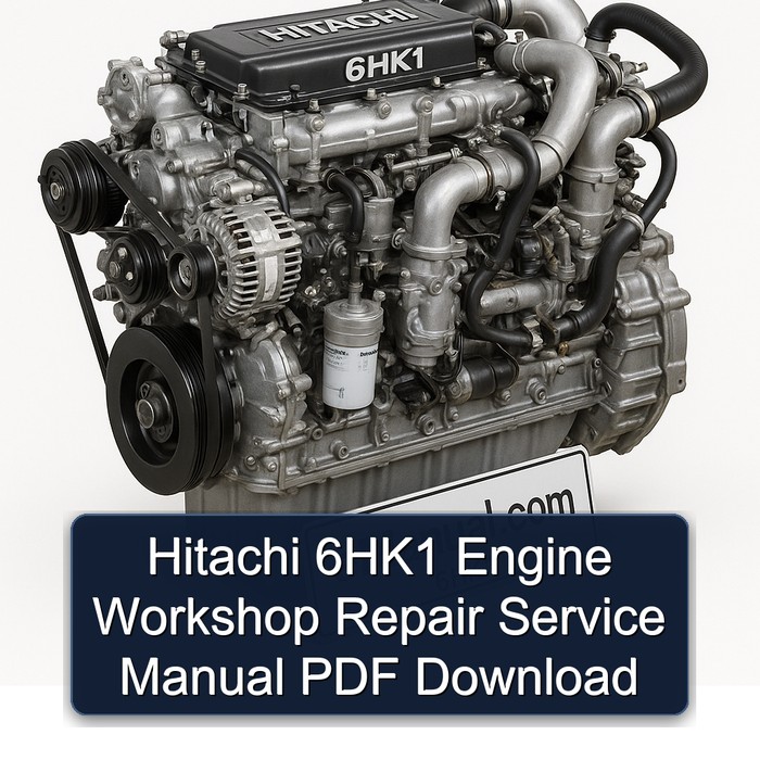 Hitachi 6HK1 Engine Workshop Repair Service Manual PDF Download