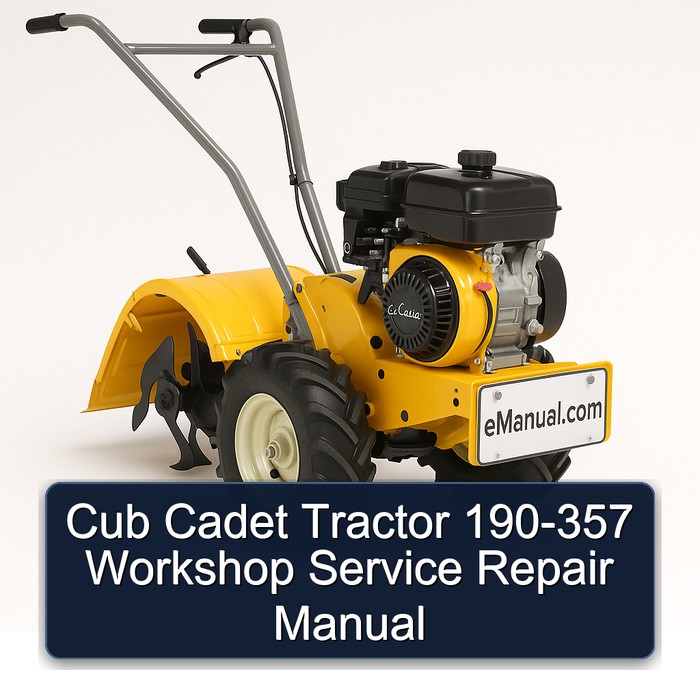 Cub Cadet Tractor 190-357 Workshop Service Repair Manual PDF Download