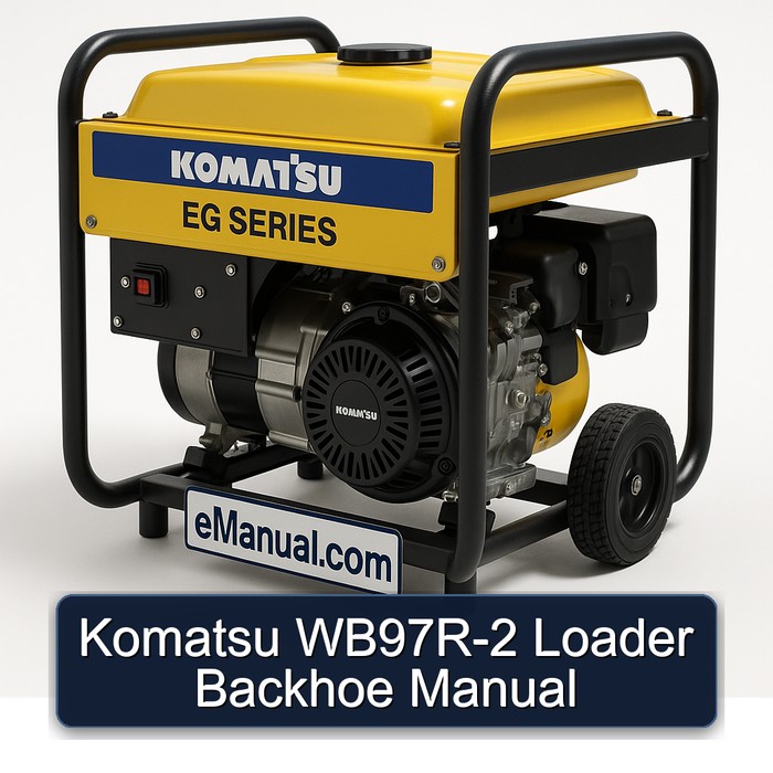 Komatsu WB97R-2 Loader Backhoe Manual