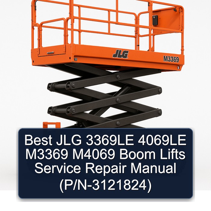 Best JLG 3369LE 4069LE M3369 M4069 Boom Lifts Service Repair Manual (P/N-3121824) 