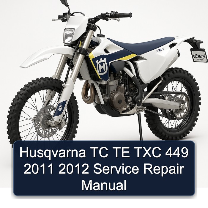 Husqvarna TC TE TXC 449 2011 2012 Manual de servicio y reparación