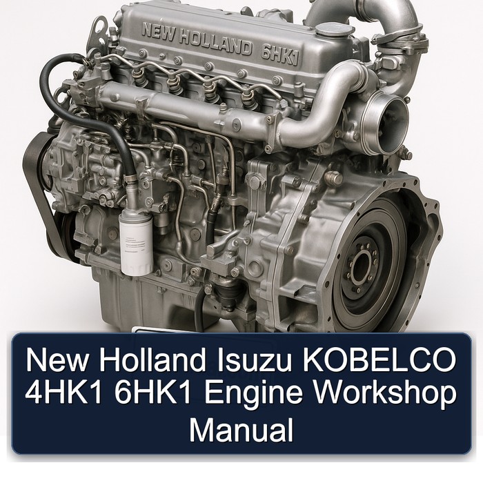 New Holland Isuzu KOBELCO 4HK1 6HK1 Engine Workshop Manual 
