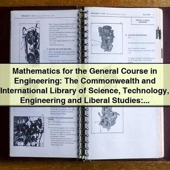 Mathematics for the General Course in Engineering PDF Download