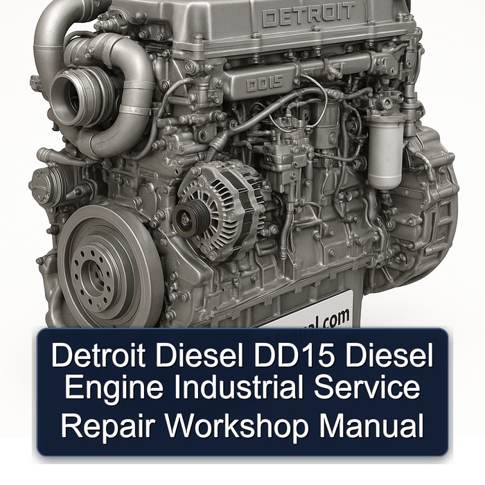 Manual de Reparación y Servicio del Motor Industrial Detroit Diesel DD15