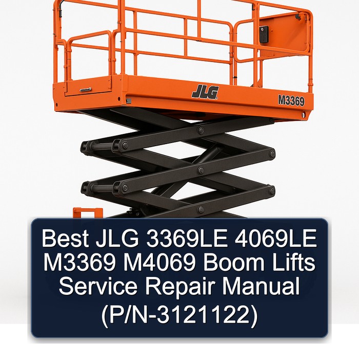 Best JLG 3369LE 4069LE M3369 M4069 Boom Lifts Service Repair Manual (P/N-3121122) 