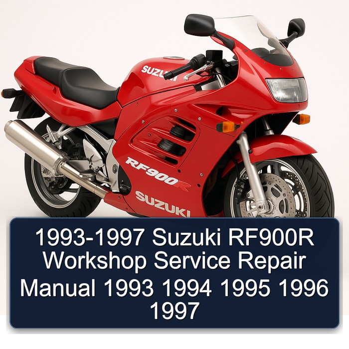 1993-1997 Suzuki RF900R Workshop Manual de servicio y reparación 1993 1994 1995 1996 1997