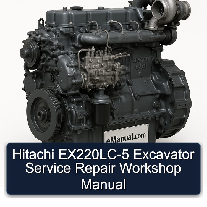 Hitachi EX220LC-5 Excavator Service Repair Workshop Manual 