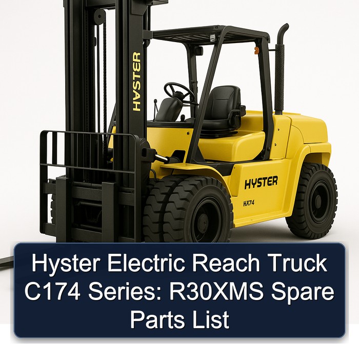 Hyster Electric Reach Truck C174 Series: R30XMS Spare Parts List