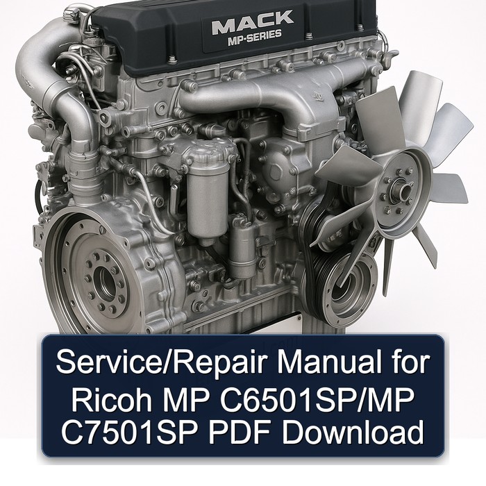 Service/Repair Manual for Ricoh MP C6501SP/MP C7501SP PDF Download