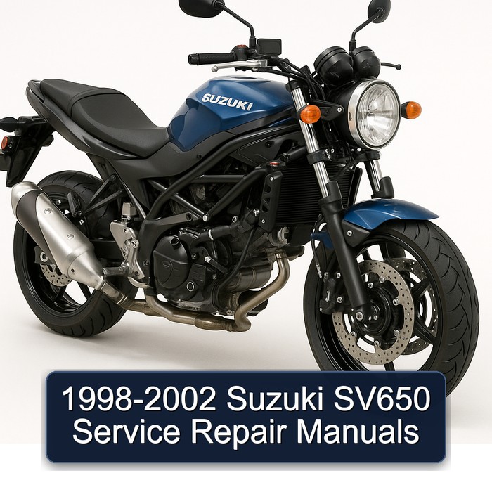 1998-2002 Suzuki SV650 Manual de servicio y reparacións