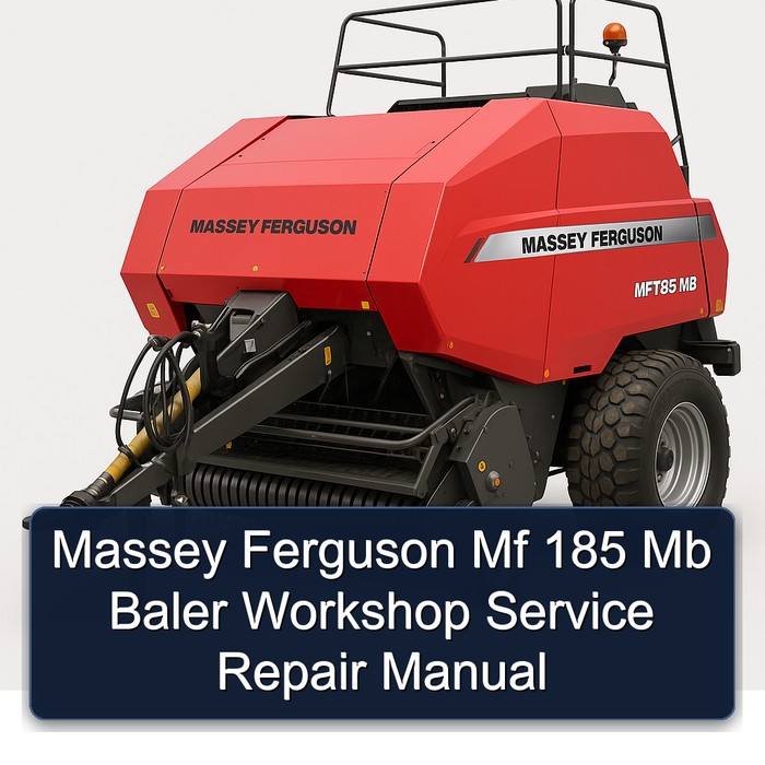 Massey Ferguson Mf 185 Mb Baler Workshop Service Repair Manual
