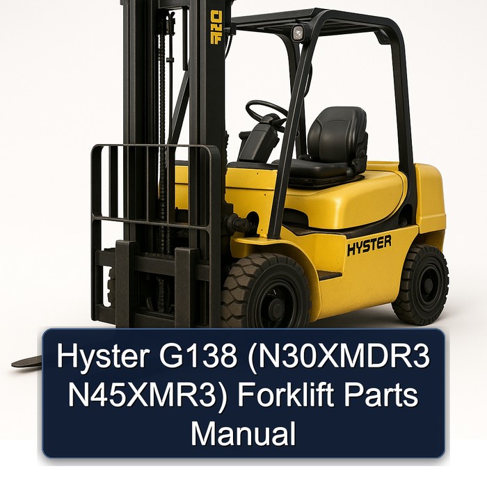 Hyster G138 (N30XMDR3 N45XMR3) Forklift Parts Manual