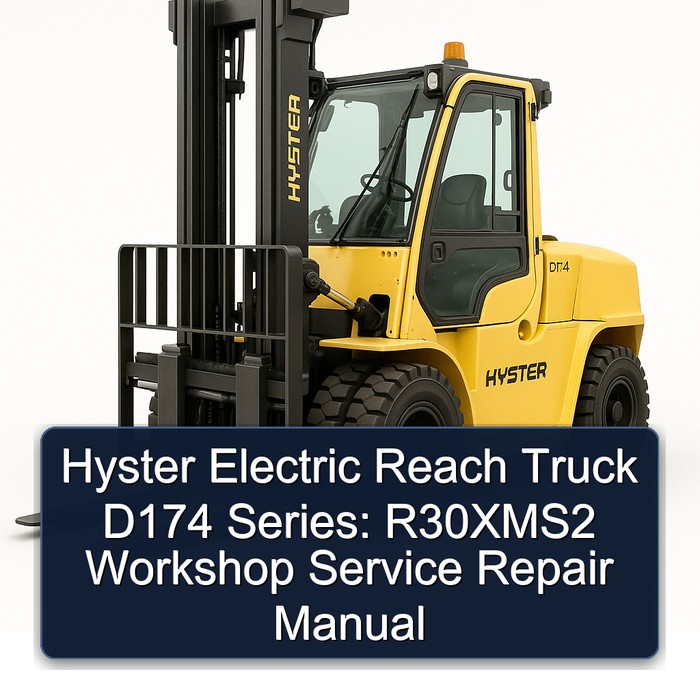 Manual de Servicio y Reparación: Apiladora Eléctrica Hyster D174 Serie R30XMS2