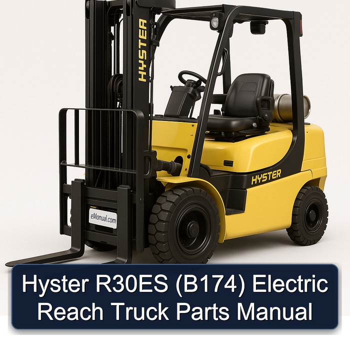 Hyster R30ES (B174) Electric Reach Truck Parts Manual