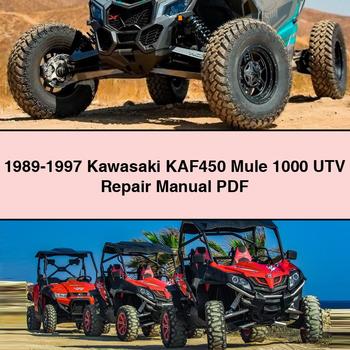 1989-1997 Kawasaki KAF450 Mule 1000 UTV Repair Manual