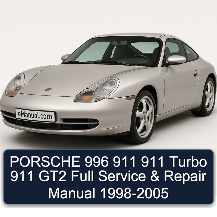 PORSCHE 996 911 911 Turbo 911 GT2 Full Manual de servicio y reparación 1998-2005