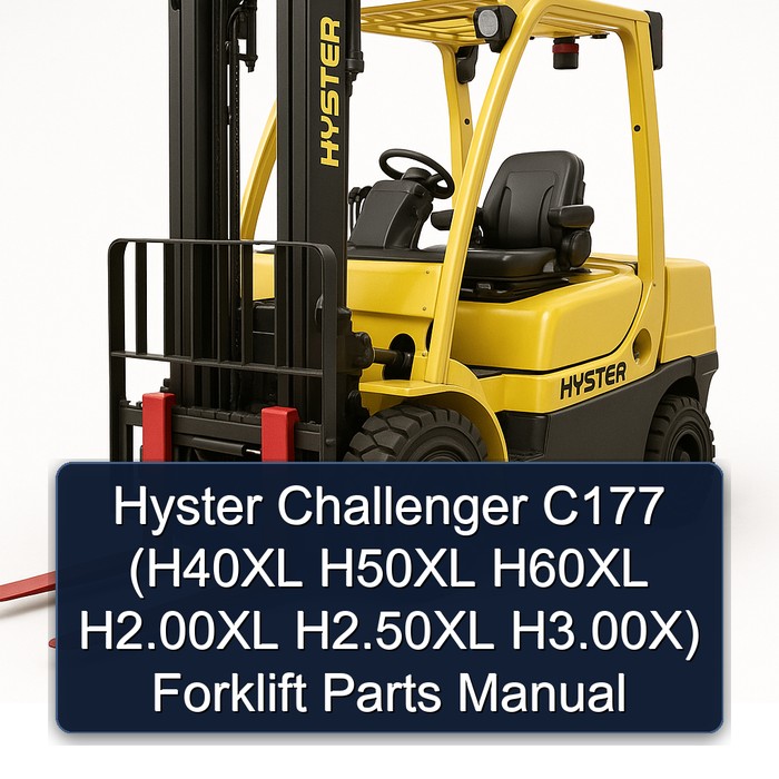 Hyster Challenger C177 Teilehandbuch (H40XL H50XL H60XL H2.00XL H2.50XL H3.00X)